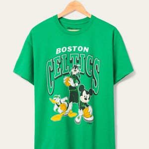 Disney Green Boston Celtics Graphic Tee